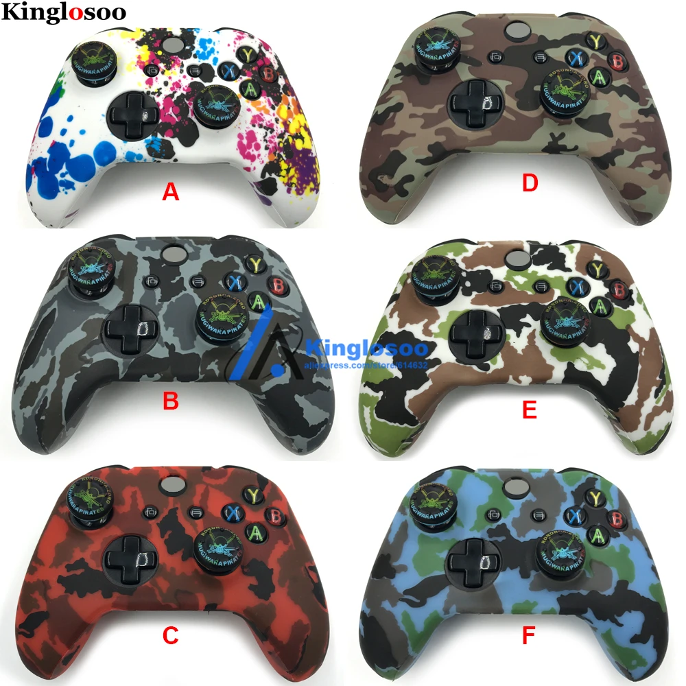 Silicone Protective Skin Case Rubber Cover Sleeve for XBox One X S Controller w/ Analog Grips
Silicone Protective Skin Case Rubber Cover Sleeve for XBox One X S Controller w/ Analog Grips