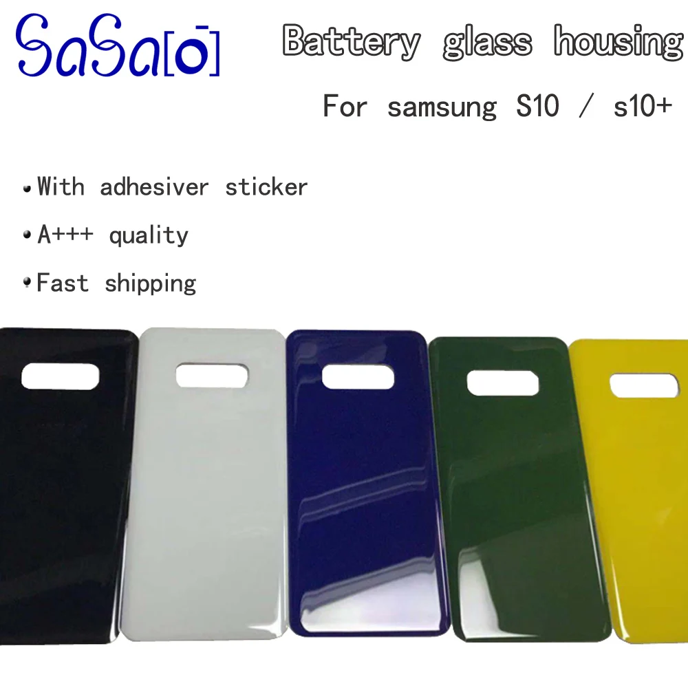 10Pcs Back Glass Replacement For Samsung Galaxy S10 6.1" /S10 Plus S10+ 6.4" / S10E Battery Cover Rear Door Housing Case
10Pcs Back Glass Replacement For Samsung Galaxy S10 6.1" /S10 Plus S10+ 6.4" / S10E Battery Cover Rear Door Housing Case