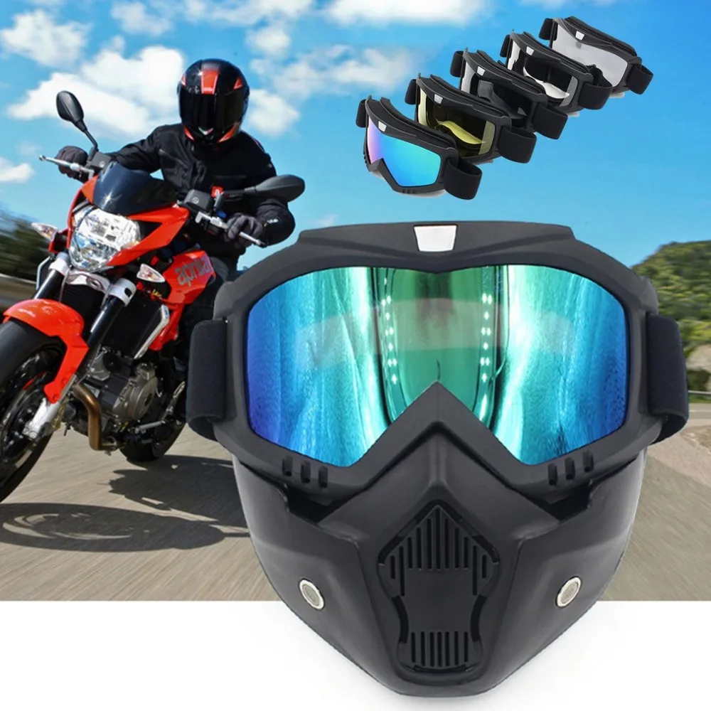Universal Modular Mask Detachable Goggles And Mouth Filter Perfect For Open Face Vintage Motorcycle Helmets Coolplay Mask
Universal Modular Mask Detachable Goggles And Mouth Filter Perfect For Open Face Vintage Motorcycle Helmets Coolplay Mask