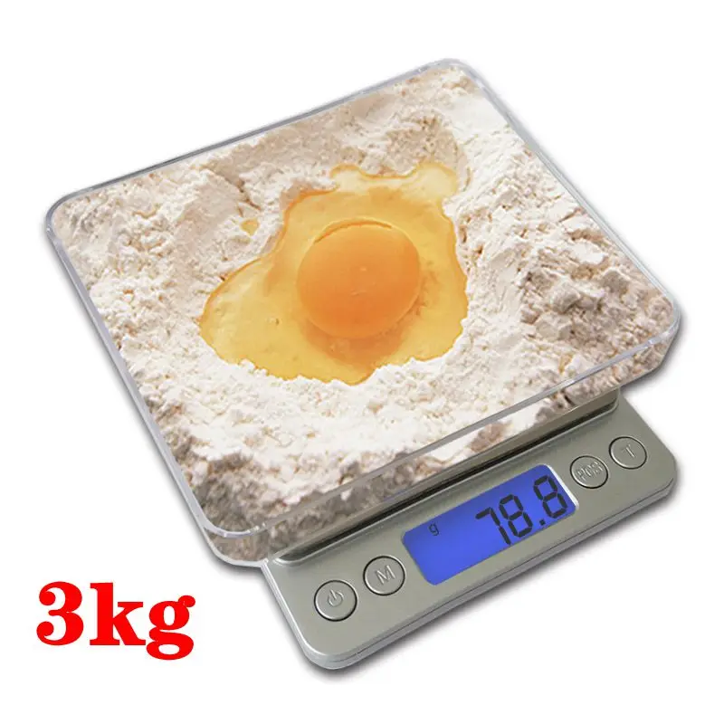 Image 3000g 0.1g Portable Mini Electronic Digital Scales Pocket Case Postal Kitchen Jewelry Weight Balance Digital Scale
