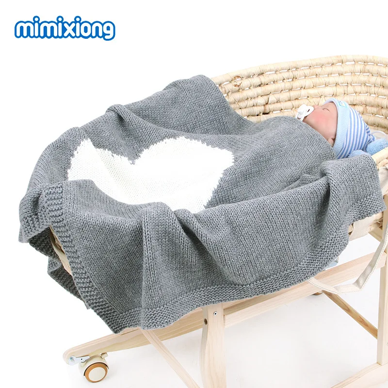 95x75cm Air Conditioning Baby Blanket Cover Summer Autumn Winter Loving Knitted Blanket Swaddle Wrap Kids Infant Blanket
95x75cm Air Conditioning Baby Blanket Cover Summer Autumn Winter Loving Knitted Blanket Swaddle Wrap Kids Infant Blanket