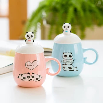 Panda mug ceramic cup coffee couple large-capacity glass milk creative cartoon cup with cover spoon
Panda mug ceramic cup coffee couple large-capacity glass milk creative cartoon cup with cover spoon