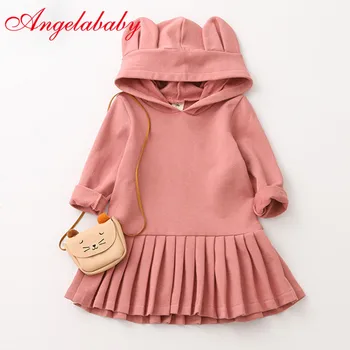 2019 Girls New Spring and Autumn Long Sleeve Sweaters Dress Children's Hoodie Shape Girls Clothes Pleated Dresses Cute Ear Hats
2019 Girls New Spring and Autumn Long Sleeve Sweaters Dress Children's Hoodie Shape Girls Clothes Pleated Dresses Cute Ear Hats
