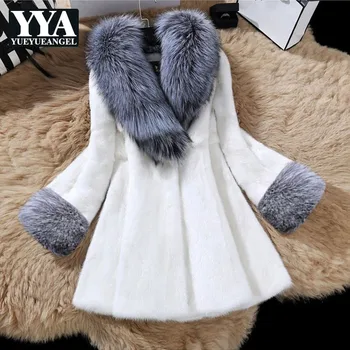 Elegant Faux Mink Fur Coat Women New Winter Long Luxury Faux Fox Fur Jacket Female Thick Warm Fashion Coats Plus Size S-4XL
Elegant Faux Mink Fur Coat Women New Winter Long Luxury Faux Fox Fur Jacket Female Thick Warm Fashion Coats Plus Size S-4XL