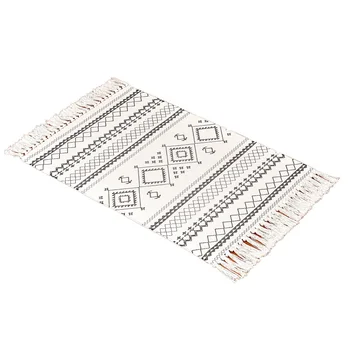 Nordic Vintage Small Area Rug White Colour Geometric patterns carpet for living room tapestry kitchen Door handwoven Retro Mat
Nordic Vintage Small Area Rug White Colour Geometric patterns carpet for living room tapestry kitchen Door handwoven Retro Mat