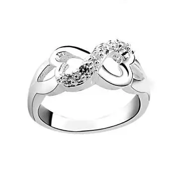 M925 Silver color Infinity Rings Best Friend Friendship Love Promise Infinity Symbol Rings for Women Size 5 6 7 8 9
M925 Silver color Infinity Rings Best Friend Friendship Love Promise Infinity Symbol Rings for Women Size 5 6 7 8 9