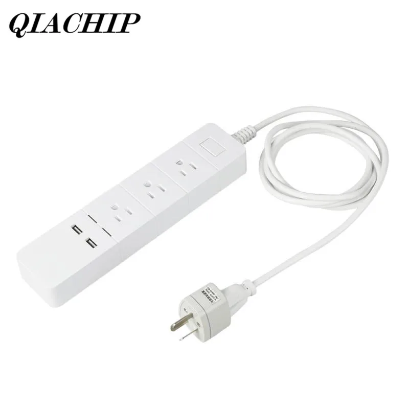 QIACHIP WiFi Smart Extension Socket Smart Plug w/ 3 AC Outlets and 2 USB Charger Work with Amazon Alexa App Remote Control DS25
QIACHIP WiFi Smart Extension Socket Smart Plug w/ 3 AC Outlets and 2 USB Charger Work with Amazon Alexa App Remote Control DS25