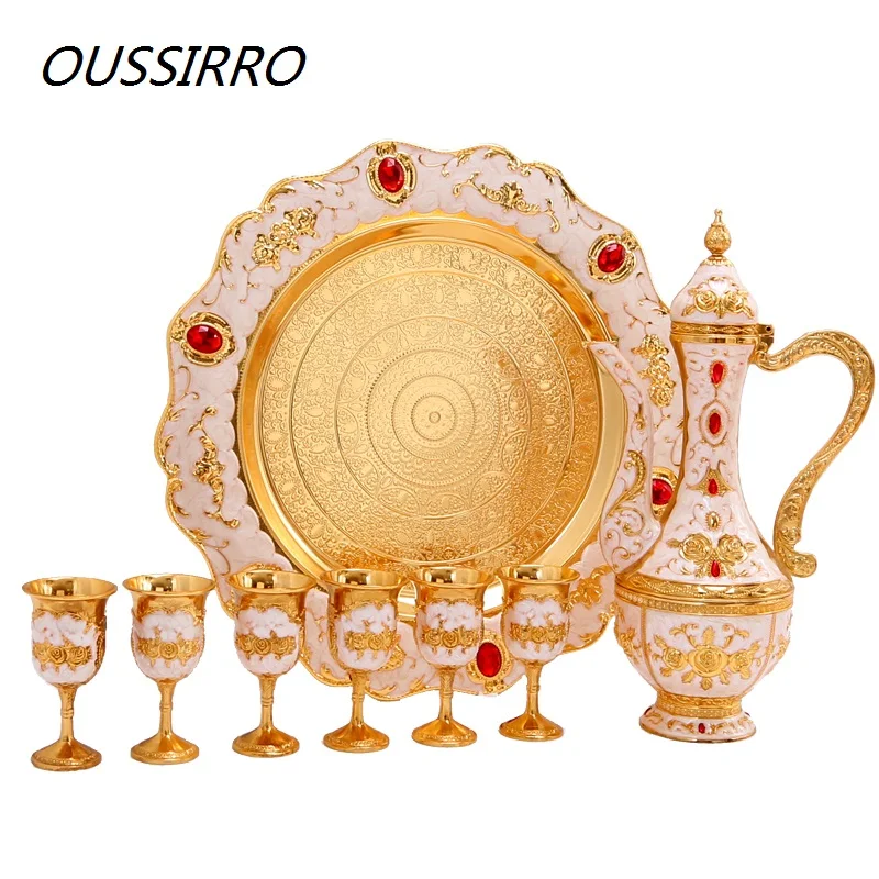 Luxury European Vodka Mass Volume Wine Set Brandy Snifters Gold Goblet Engraving Shot Cup High Spirits Barware Home Decoration
Luxury European Vodka Mass Volume Wine Set Brandy Snifters Gold Goblet Engraving Shot Cup High Spirits Barware Home Decoration