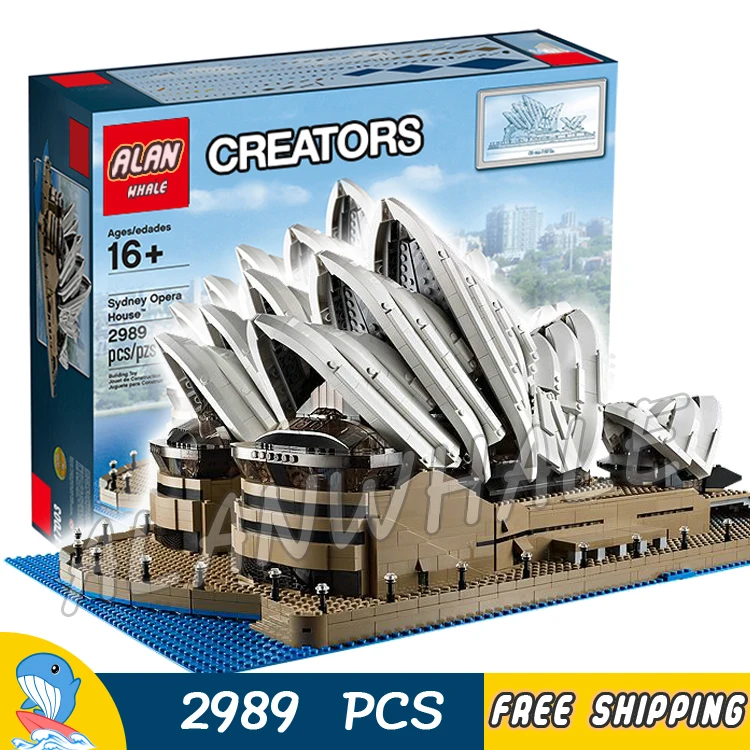 2989pcs 17003 Creator Expert Sydney Opera House Building Blocks Australia's architectural masterpiece Toys Compatible With Lego
2989pcs 17003 Creator Expert Sydney Opera House Building Blocks Australia's architectural masterpiece Toys Compatible With Lego