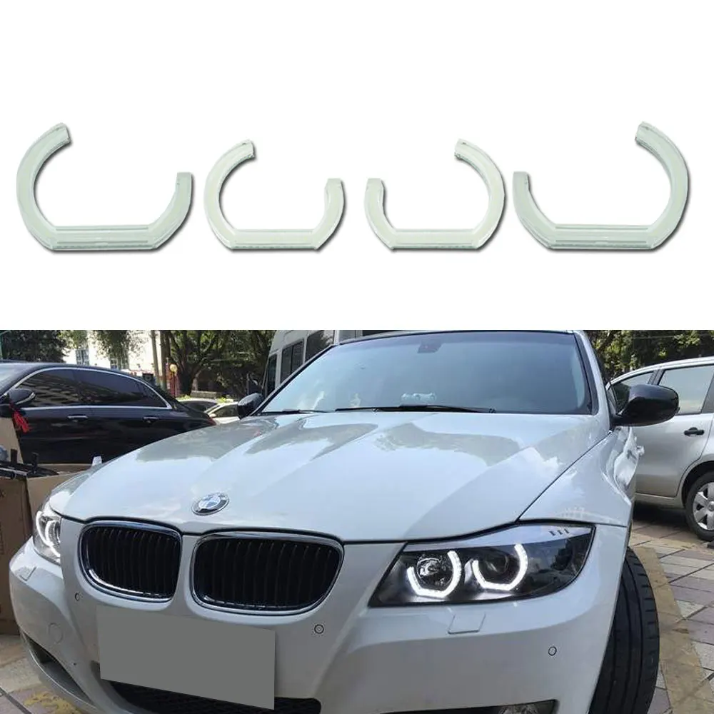 7000K Xenon White C Style LED Angel Eyes Halo Rings w/ Crystal Covers For BMW E90 E92 E93 F30 F35 Headlight Retrofit
7000K Xenon White C Style LED Angel Eyes Halo Rings w/ Crystal Covers For BMW E90 E92 E93 F30 F35 Headlight Retrofit
