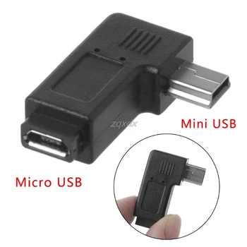 USB Micro 5Pin Female to Mini 5Pin Male 90 Degree Angle Left / Right Adapter Converter Whosale&Dropship
USB Micro 5Pin Female to Mini 5Pin Male 90 Degree Angle Left / Right Adapter Converter Whosale&Dropship