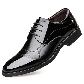 Factory direct luxury low-key men business shoes sewing thread decorative patent leather pointed brand casual single shoes male
Factory direct luxury low-key men business shoes sewing thread decorative patent leather pointed brand casual single shoes male