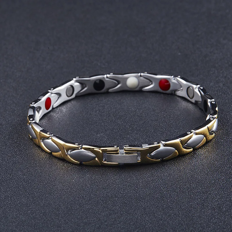 MINIMALISM 2018 Unisex Health Energy Magnetic Germanium Bracelet Men Chain Link Stainless Steel Bracelet Bangle Women
MINIMALISM 2018 Unisex Health Energy Magnetic Germanium Bracelet Men Chain Link Stainless Steel Bracelet Bangle Women