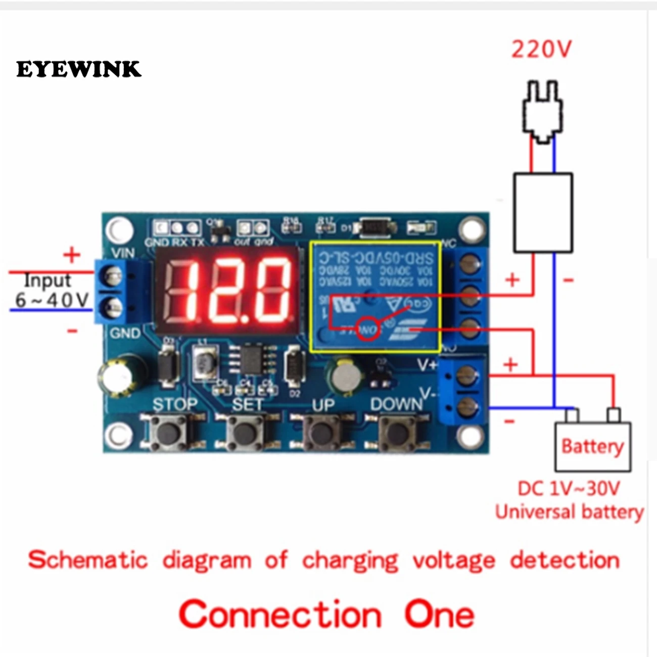 18650 Lithium Battery Charger Board with Over Charge Discharge Protection 6-40V Integrated Circuits
18650 Lithium Battery Charger Board with Over Charge Discharge Protection 6-40V Integrated Circuits