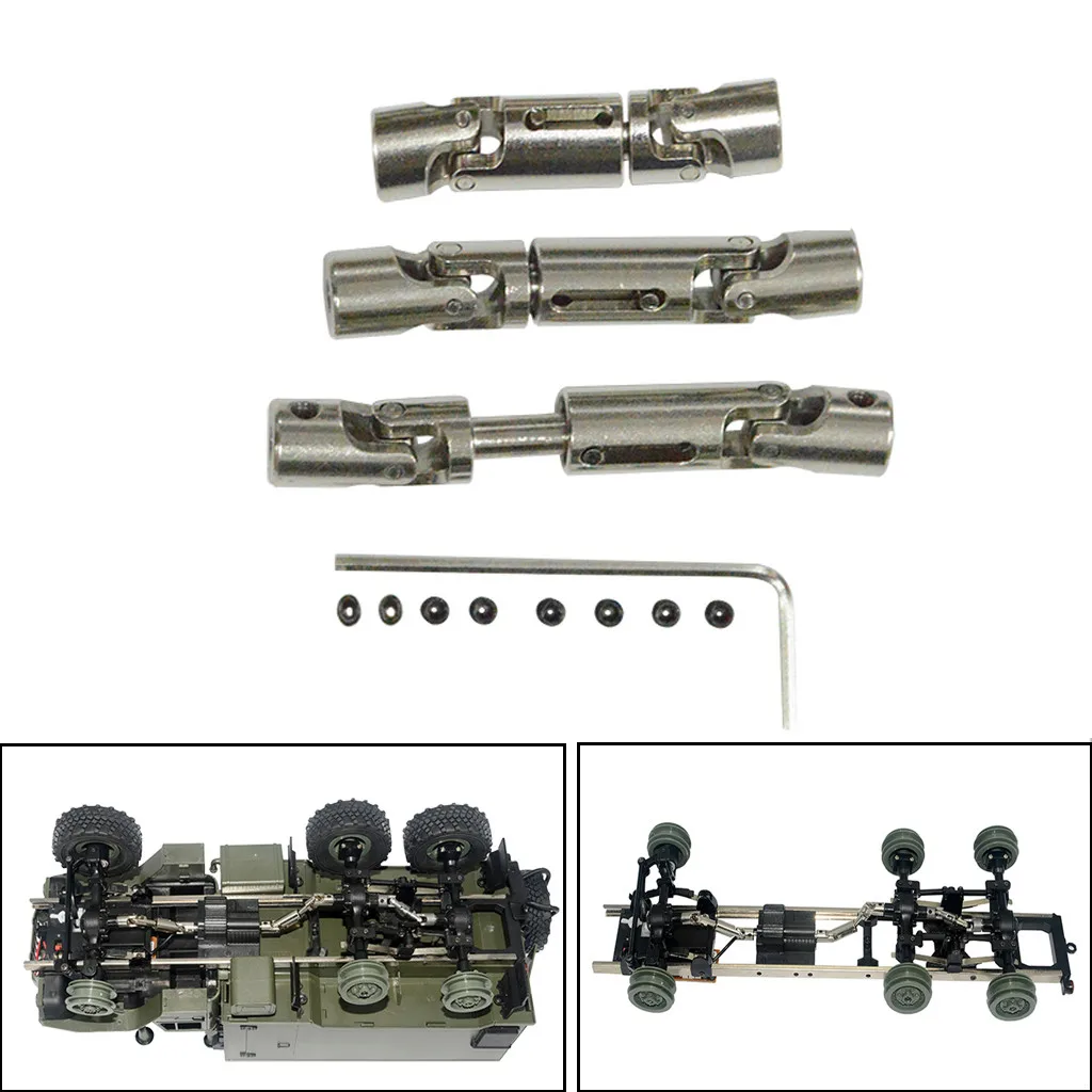 3PC Upgrade Parts Silver Metal Drive Shaft For WPL B-36 B-16 6WD 1/16 RC Car kids Toy for children Dropshipping Ship from US
3PC Upgrade Parts Silver Metal Drive Shaft For WPL B-36 B-16 6WD 1/16 RC Car kids Toy for children Dropshipping Ship from US
