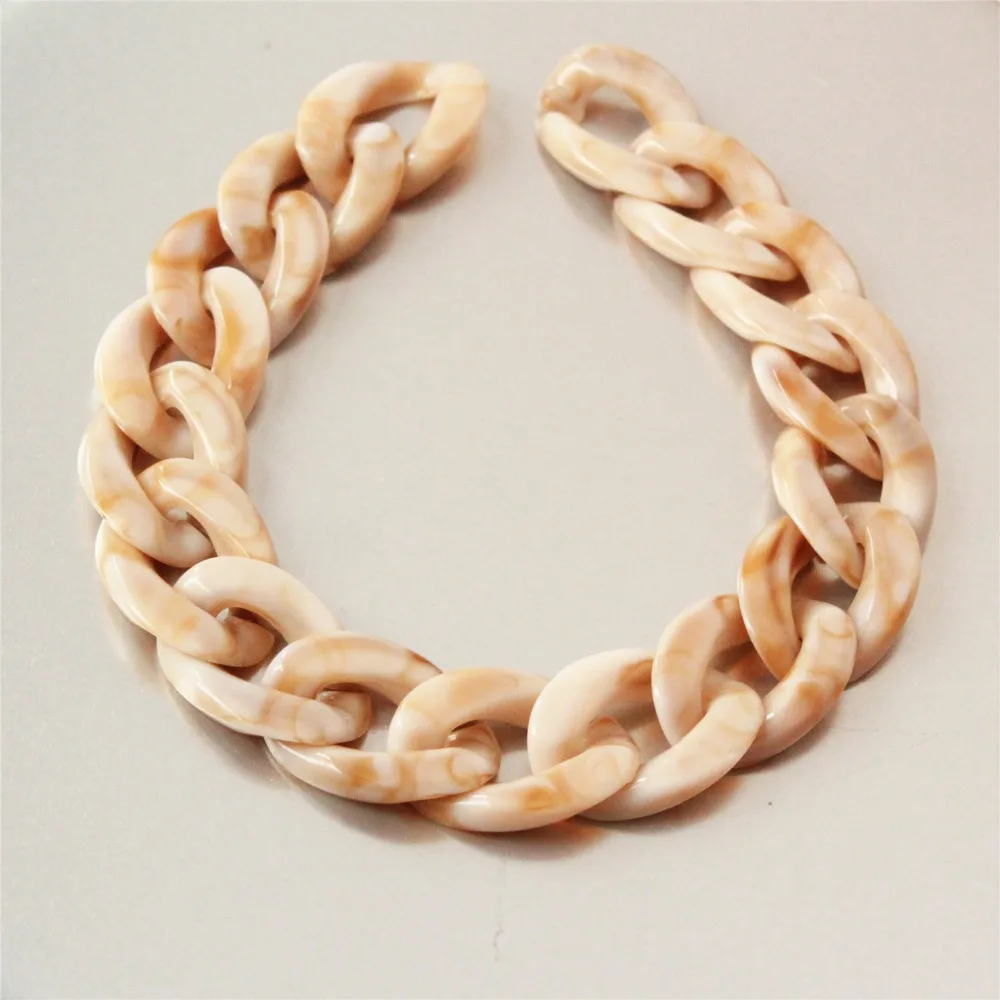 60pcs Cream Acrylic Curb Chain Links,Chunky Plastic Open Curb Chain Links,per Link Size 29mmx21mm Jewelry Chains S26b
60pcs Cream Acrylic Curb Chain Links,Chunky Plastic Open Curb Chain Links,per Link Size 29mmx21mm Jewelry Chains S26b