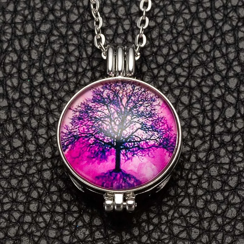Aroma Diffuser Necklace Tree of Life Glass Ball open locket pendant perfume essential oil Locket necklace send 2pcs pads A103-1
Aroma Diffuser Necklace Tree of Life Glass Ball open locket pendant perfume essential oil Locket necklace send 2pcs pads A103-1
