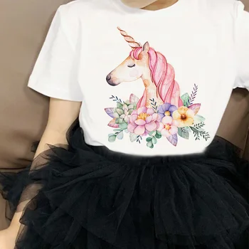 New Arrival Girl T Shirt Children Vintage Aesthetics Unicorn Girls T Shirts O-Neck Short Sleeve Toddler Girls tops Clothes Teen
New Arrival Girl T Shirt Children Vintage Aesthetics Unicorn Girls T Shirts O-Neck Short Sleeve Toddler Girls tops Clothes Teen