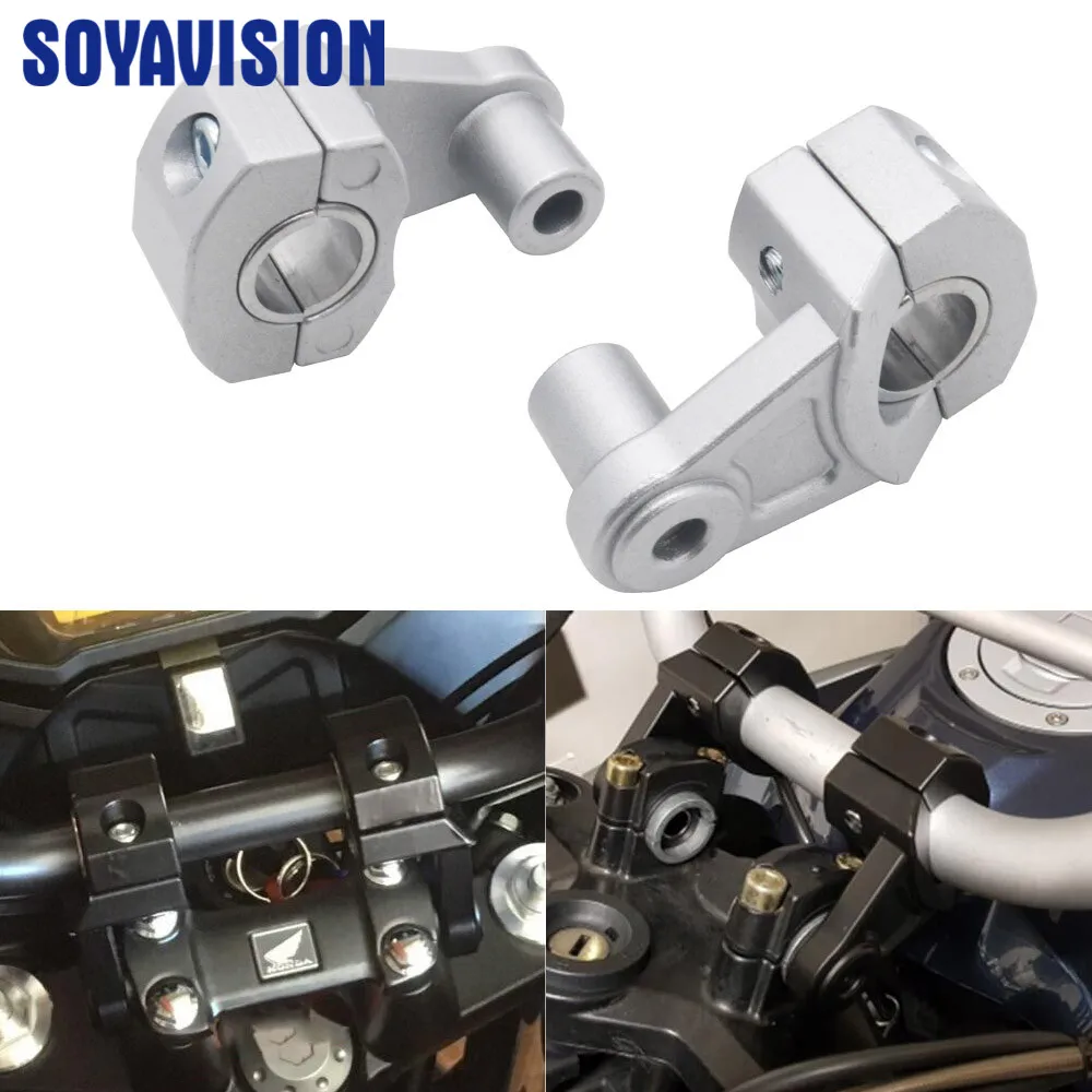 Motorcycle Heightening 22mm 28MM Handle Bar Clamp Raised Extend Handlebar Mount Riser For BMW Honda suzuki Ducati ktm Kawasaki
Motorcycle Heightening 22mm 28MM Handle Bar Clamp Raised Extend Handlebar Mount Riser For BMW Honda suzuki Ducati ktm Kawasaki