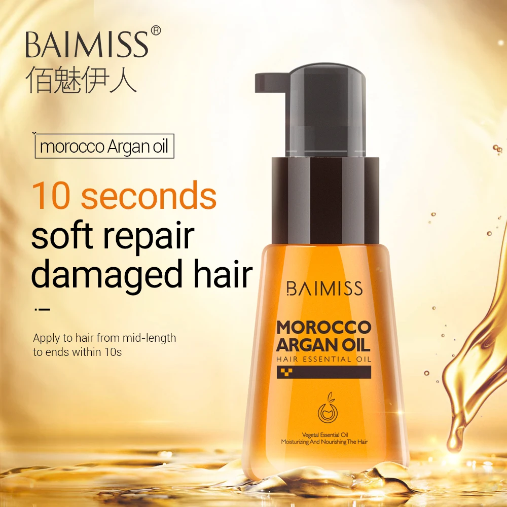 BAIMISS Morocco Argan Oil Haircare Essential Hair Oil Hairdressing Treatment Glycerol Nut Nourish Scalp Repair Keratine Herbal
BAIMISS Morocco Argan Oil Haircare Essential Hair Oil Hairdressing Treatment Glycerol Nut Nourish Scalp Repair Keratine Herbal