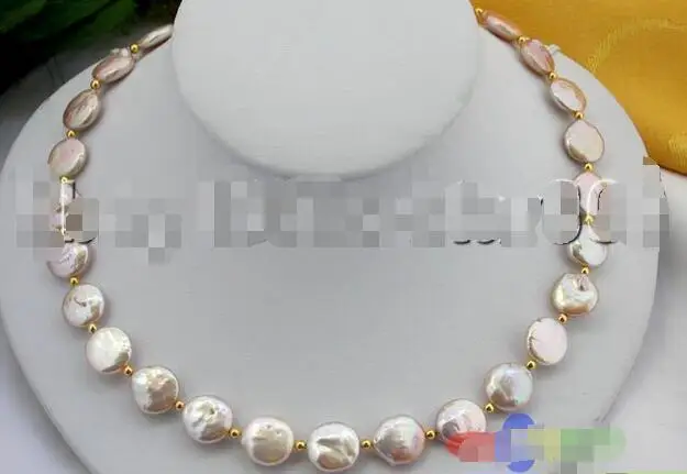FREE SHIPPING HOT sell new Style >>>>17" 13MM PINK COIN FRESHWATER CULTURED PEARL NECKLACE
FREE SHIPPING HOT sell new Style >>>>17" 13MM PINK COIN FRESHWATER CULTURED PEARL NECKLACE