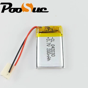 Polymer lithium battery 402030 042030 3.7V 200mAh for Bluetooth Keyboard Recorder pen earphones e-book MP3 Mp4 Mp5 watchs toys
Polymer lithium battery 402030 042030 3.7V 200mAh for Bluetooth Keyboard Recorder pen earphones e-book MP3 Mp4 Mp5 watchs toys
