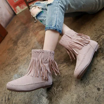 Women Tassel Boots Winter Shoes Ladies Casual Booties 2018 Ankle Boots For Women Shoes Autumn Oxford Shoes Woman Plush Size 42
Women Tassel Boots Winter Shoes Ladies Casual Booties 2018 Ankle Boots For Women Shoes Autumn Oxford Shoes Woman Plush Size 42