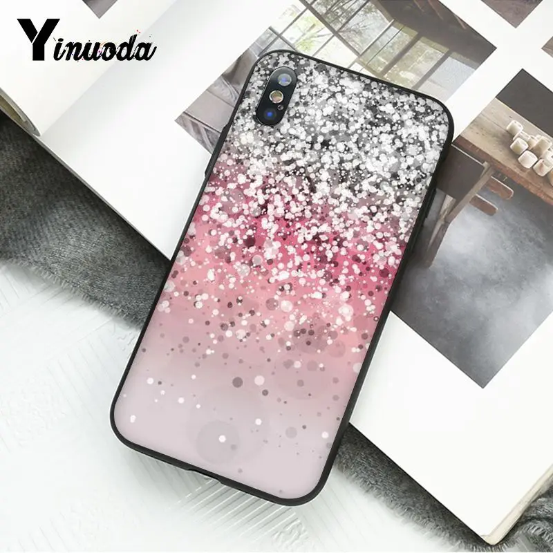 Gold Pink Glitter Marble