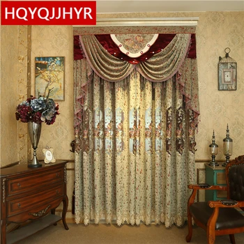 Royal Aristocratic High-End Custom Embroidered High Shade Curtains For Living Room European Luxury Curtains For Bedroom/Kitchen
Royal Aristocratic High-End Custom Embroidered High Shade Curtains For Living Room European Luxury Curtains For Bedroom/Kitchen