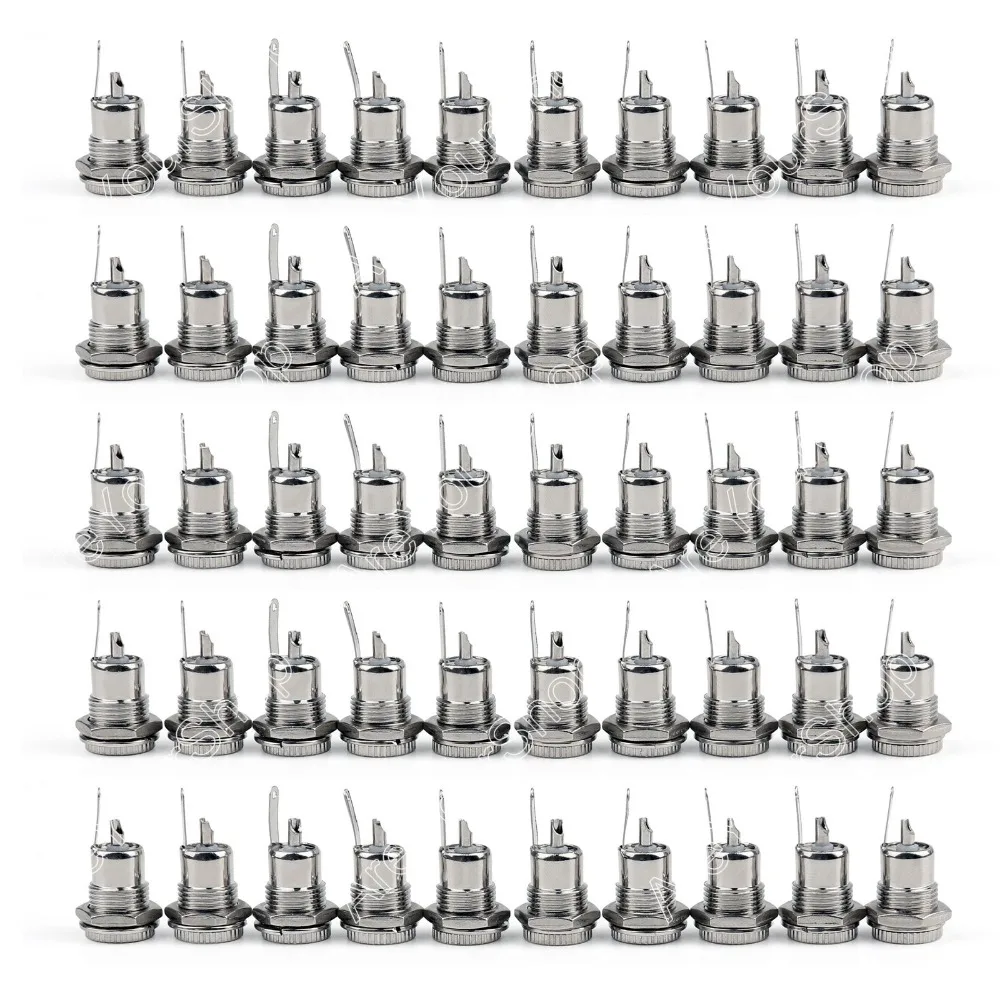 Areyourshop Sale 50 Pcs Copper 5.5MM X 2.5MM Female DC Socket Jack Power Supply Plug Connector
Areyourshop Sale 50 Pcs Copper 5.5MM X 2.5MM Female DC Socket Jack Power Supply Plug Connector