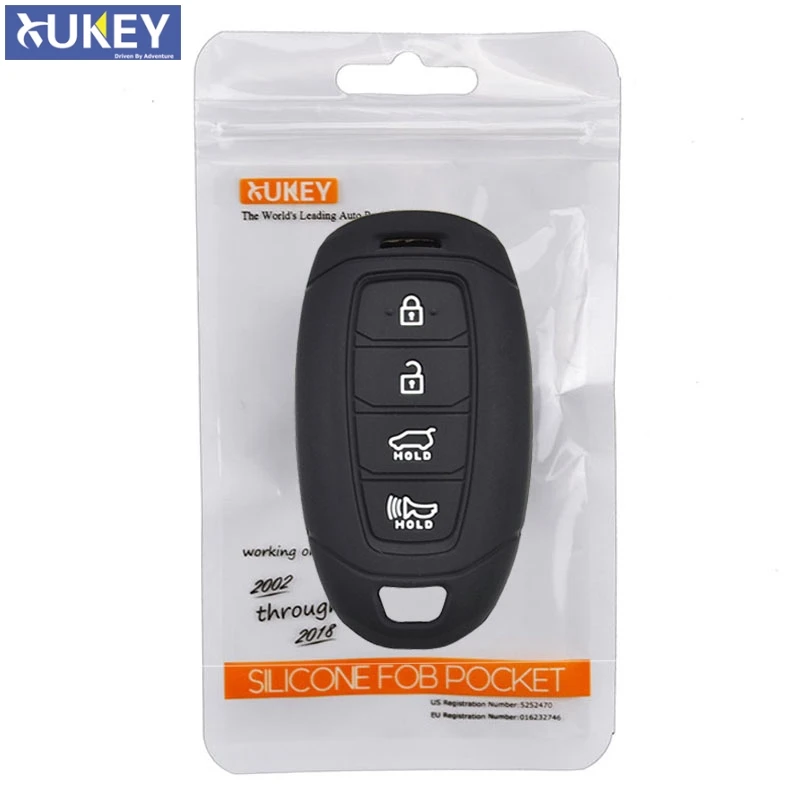 For Hyundai Elantra GT I30 IG Azera 2018 Silicone Remote Key Case Fob Shell Cover Skin Holder 4 Button
For Hyundai Elantra GT I30 IG Azera 2018 Silicone Remote Key Case Fob Shell Cover Skin Holder 4 Button