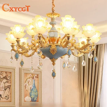 Modern Gold Crystal Ceiling Chandelier Lighting for Living Room Bedroom Wedding Decoration Lamp Lotus Hanging Suspension Lamp
Modern Gold Crystal Ceiling Chandelier Lighting for Living Room Bedroom Wedding Decoration Lamp Lotus Hanging Suspension Lamp