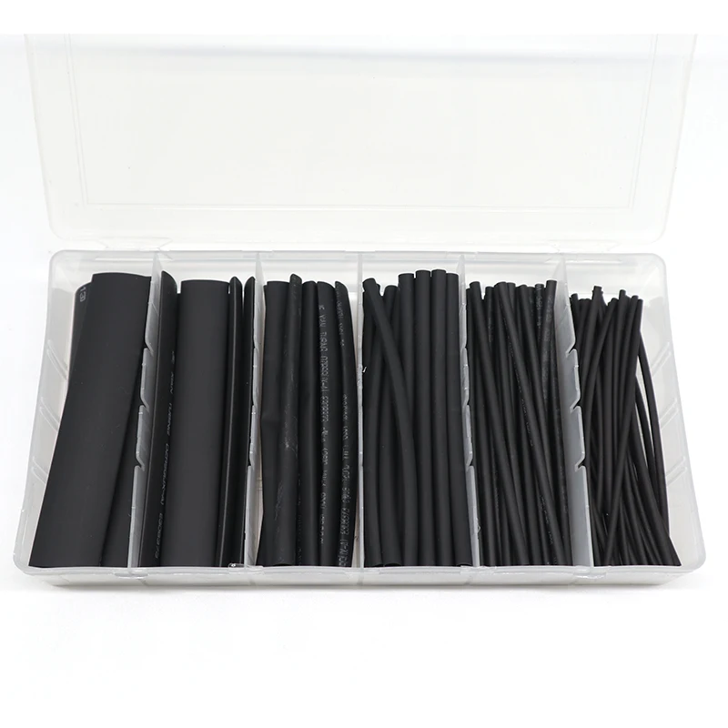 100Pcs/Box Dropshipping Heat shrinkable tube Thermoretractile For Cables Sleeve Wire Repair Polyolefin Shrinking Gaine
100Pcs/Box Dropshipping Heat shrinkable tube Thermoretractile For Cables Sleeve Wire Repair Polyolefin Shrinking Gaine