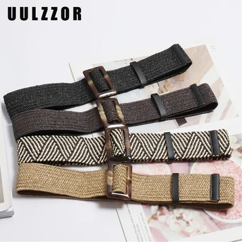 UULZZOR New Vintage Knitted Wax Rope Wooden Bead Waist Rope Women Smooth Buckle Belt Woman Woven Female Hand-Beaded Braided Belt
UULZZOR New Vintage Knitted Wax Rope Wooden Bead Waist Rope Women Smooth Buckle Belt Woman Woven Female Hand-Beaded Braided Belt