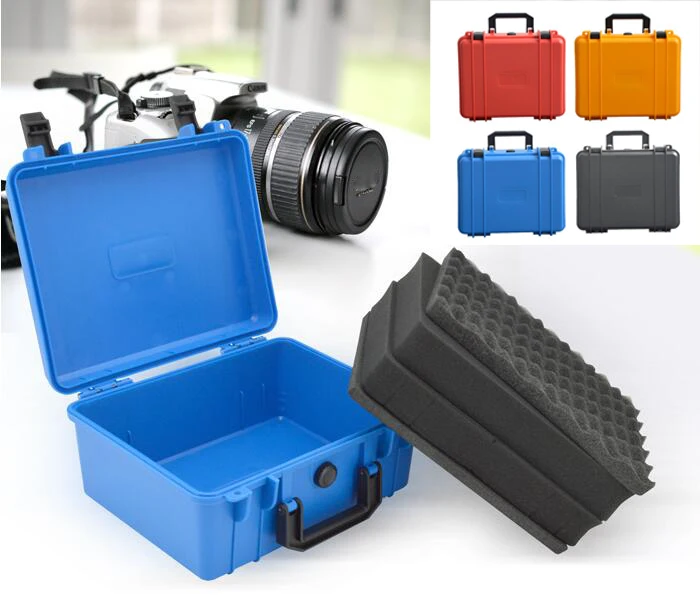 280x240x130mm Safety Instrument Tool Box ABS Plastic Storage Toolbox Sealed Tool case box With Foam Inside 4 color
280x240x130mm Safety Instrument Tool Box ABS Plastic Storage Toolbox Sealed Tool case box With Foam Inside 4 color
