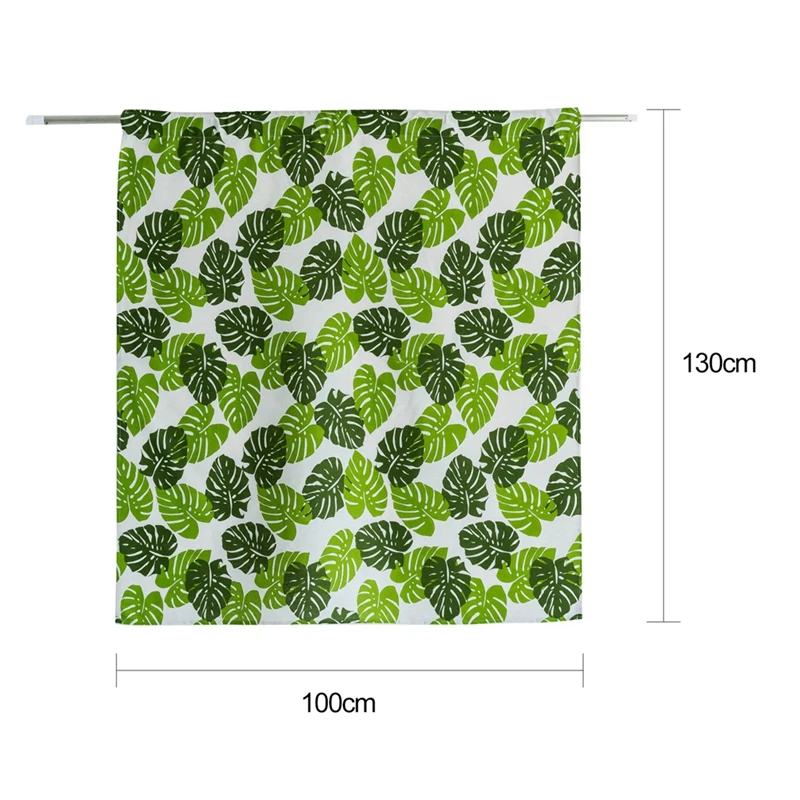 European style Short Curtain Half Blackout Printed Green Big Leaves Curtains Short Blinds Rod Pocket for Small Window
European style Short Curtain Half Blackout Printed Green Big Leaves Curtains Short Blinds Rod Pocket for Small Window