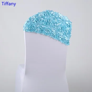 Tiffany Colour Wedding chair sash embroider rosette rose flower lycra chair decoration chair covers hood cap cover fit all
Tiffany Colour Wedding chair sash embroider rosette rose flower lycra chair decoration chair covers hood cap cover fit all