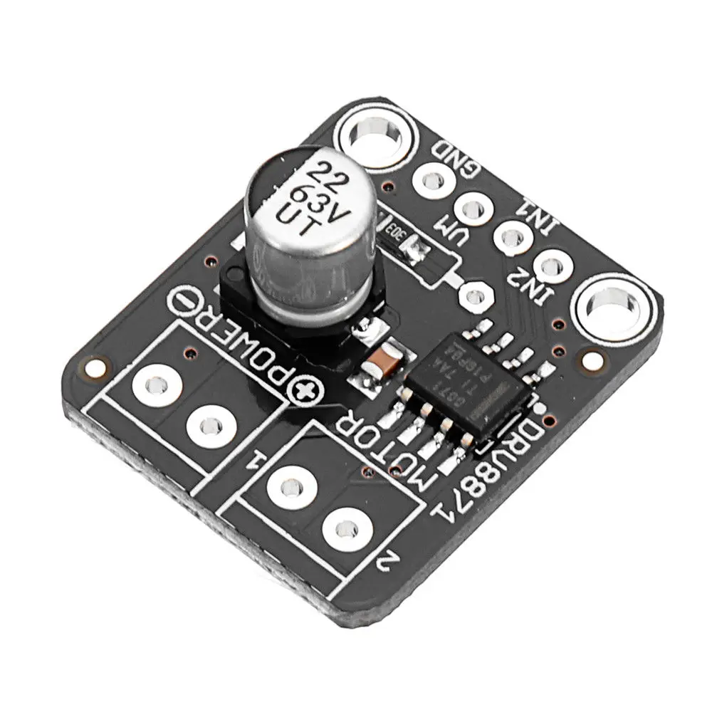 DRV8871 H-Bridge Brushed DC Motor Driver Breakout Board For Arduino PWM Control 3.6A Max Internal Current Sense MOSFET Module
DRV8871 H-Bridge Brushed DC Motor Driver Breakout Board For Arduino PWM Control 3.6A Max Internal Current Sense MOSFET Module