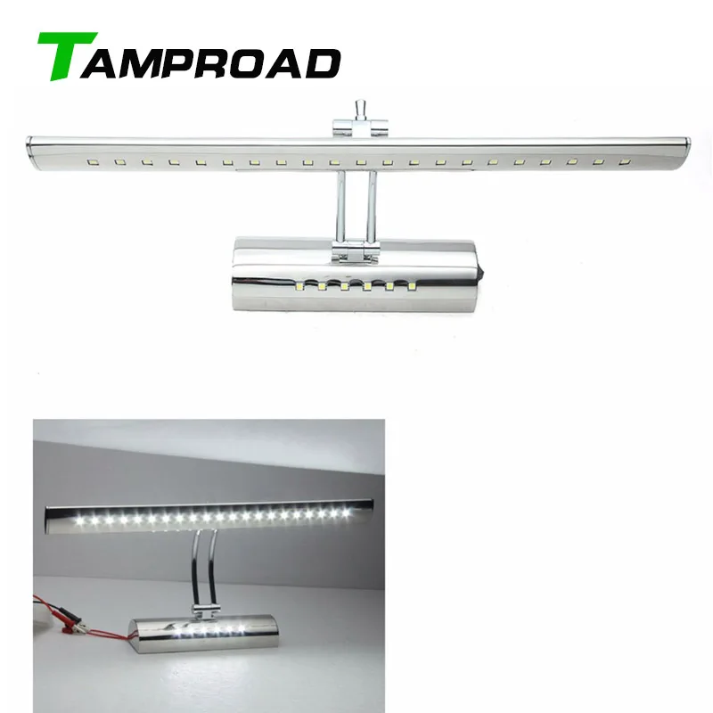 TAMPROAD 5W 27 LED 7W 36 5050 SMD зеркало передний свет из нержавеющей стали Макияж лампа