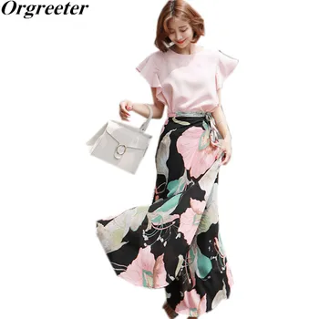 Orgreeter Bohemia Beach Holiday Skirt Suits 2018 Summer Runway Fashion 2 Piece Set Pink Crop and Flower Print Long Skirt Set
Orgreeter Bohemia Beach Holiday Skirt Suits 2018 Summer Runway Fashion 2 Piece Set Pink Crop and Flower Print Long Skirt Set