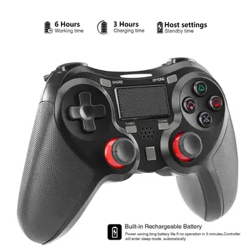 Bevigac Bluetooth Gaming Controller Gamepad with Touch Pad Audio Double Vibration Function for Sony PlayStation 4 PS4 Pro Slim
Bevigac Bluetooth Gaming Controller Gamepad with Touch Pad Audio Double Vibration Function for Sony PlayStation 4 PS4 Pro Slim