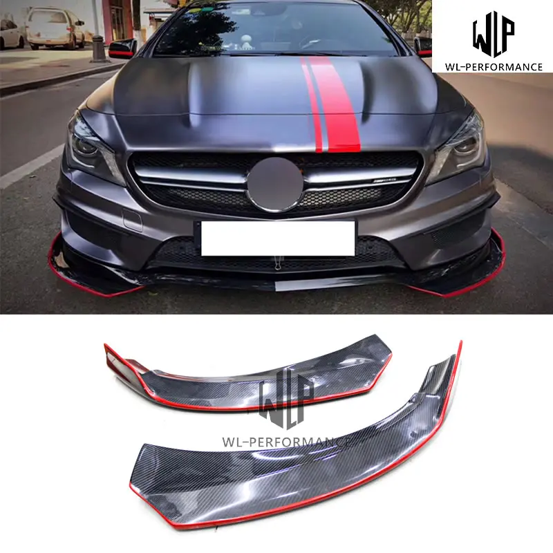 W117 Red Edge Carbon Fiber Front Bumper Side Splitters Car Styling Fit For Merceders-Benz CLA Class Car Body Kit 2014-2016
W117 Red Edge Carbon Fiber Front Bumper Side Splitters Car Styling Fit For Merceders-Benz CLA Class Car Body Kit 2014-2016