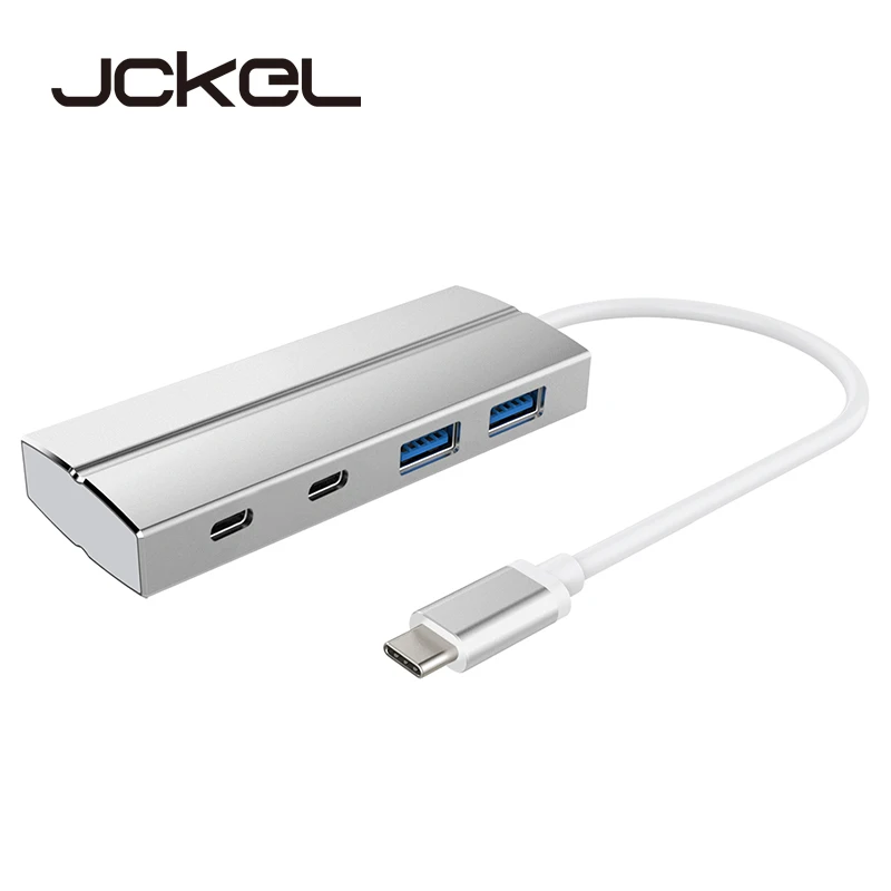 JCKEL USB 3.1 Type C 4 Port Hub With Type C PD Charging/USB 3.1 Gen2 SuperSpeed 10Gbps Data Transfer Converter For Macbook DELL 
JCKEL USB 3.1 Type C 4 Port Hub With Type C PD Charging/USB 3.1 Gen2 SuperSpeed 10Gbps Data Transfer Converter For Macbook DELL