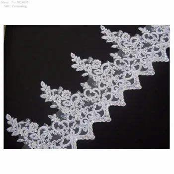 Free Shipping 1Yd x Newest Handmade White Sequin Pearl Bead Flower Embroidery Lace Applique Trim Patches Sewing DIY Crafts BBT13
Free Shipping 1Yd x Newest Handmade White Sequin Pearl Bead Flower Embroidery Lace Applique Trim Patches Sewing DIY Crafts BBT13