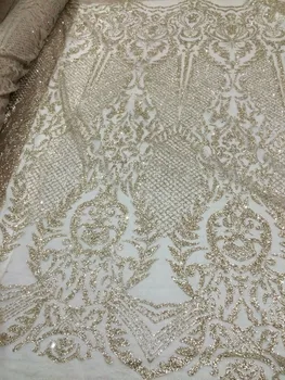 good french net lace with glued SH-478 glitter top selling embroidery african tulle mesh fabric for wedding dress
good french net lace with glued SH-478 glitter top selling embroidery african tulle mesh fabric for wedding dress