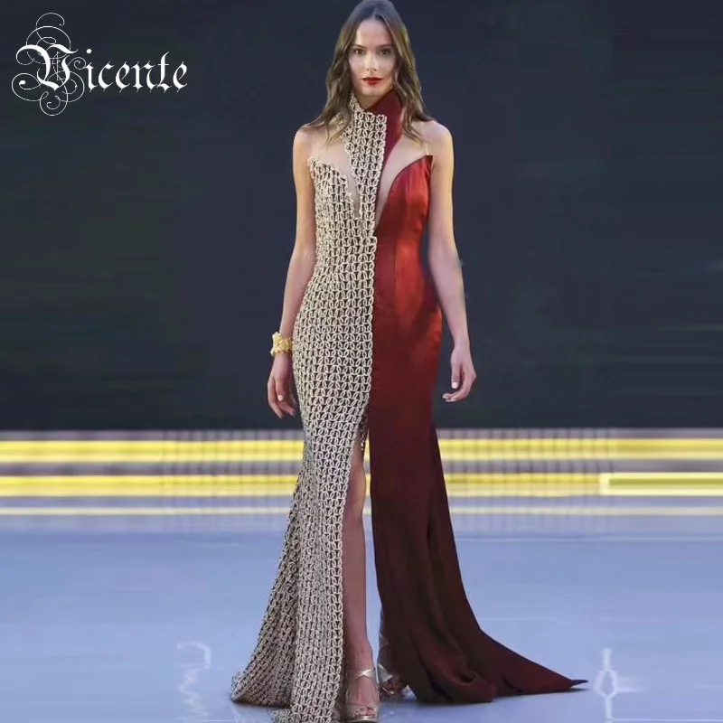 Vicente 2019 New Arrival Runway Chic Combo Plunge Sexy Splitting Nude Mesh Maxi Celebrity Party Wholesale Bandage Dress
Vicente 2019 New Arrival Runway Chic Combo Plunge Sexy Splitting Nude Mesh Maxi Celebrity Party Wholesale Bandage Dress
