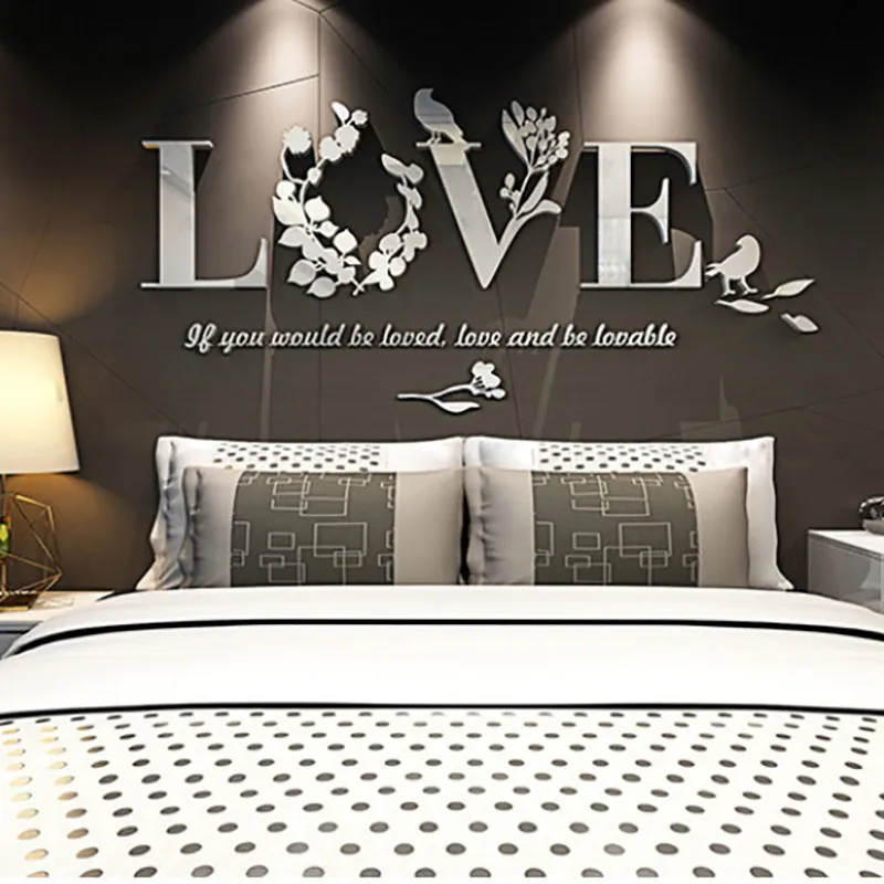 DIY 3D Leaf LOVE Stylish Wall Sticker Art Vinyl Decals Acrylic Mirrored Decor Bedroom Living Room Decor Removable Sticker
DIY 3D Leaf LOVE Stylish Wall Sticker Art Vinyl Decals Acrylic Mirrored Decor Bedroom Living Room Decor Removable Sticker