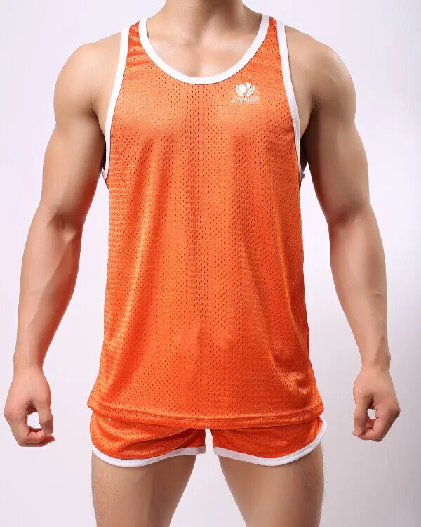 2 PCS Breathable Men's Fitness Sets Brand Loose Top Vest + Shorts Summer Underwear Male Quick Dry Sets
2 PCS Breathable Men's Fitness Sets Brand Loose Top Vest + Shorts Summer Underwear Male Quick Dry Sets
