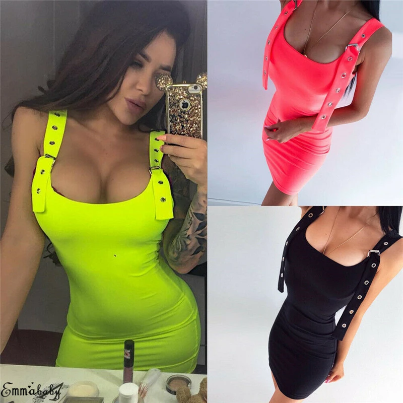 Sexy Hot Women Summer Mini Dress Strappy Hip Fashion Plain Summer Party Bodycon Dress Hot Package Hip Dress
Sexy Hot Women Summer Mini Dress Strappy Hip Fashion Plain Summer Party Bodycon Dress Hot Package Hip Dress