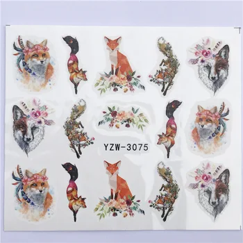 Nail Sticker Water Decals Wolf Fox Nail Slider Accessoires Art design Decoration Manicure Foil Adhesive Wraps Pegatinas Polish
Nail Sticker Water Decals Wolf Fox Nail Slider Accessoires Art design Decoration Manicure Foil Adhesive Wraps Pegatinas Polish